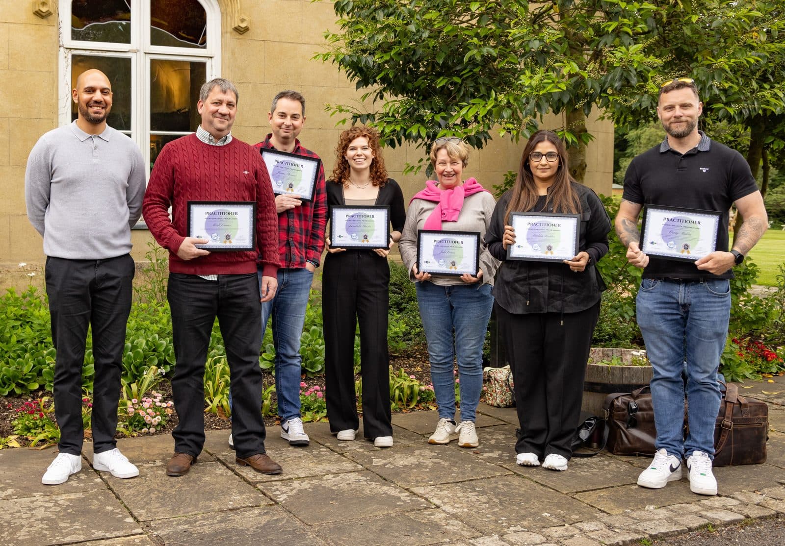 NLP & Hypnosis Practitioner cohort at Missenden Abbey, 2024
